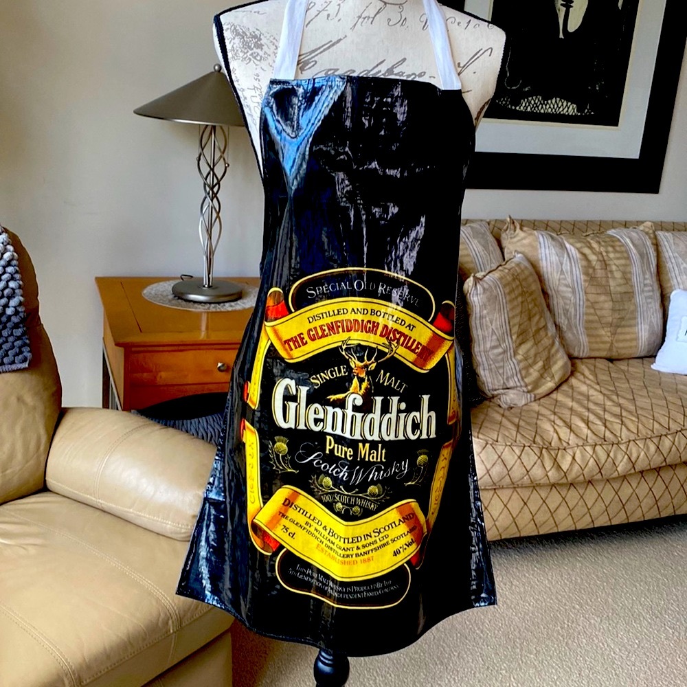 UK Grill Master Apron, Glenfiddich Pure Malt Scotch Whiskey